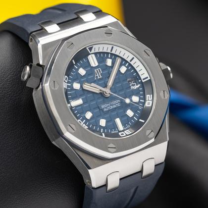 Audemars Piguet Royal Oak Offshore Diver Blue Dial Diver 15720.OO.A027CA.01 Full Set - Image 16