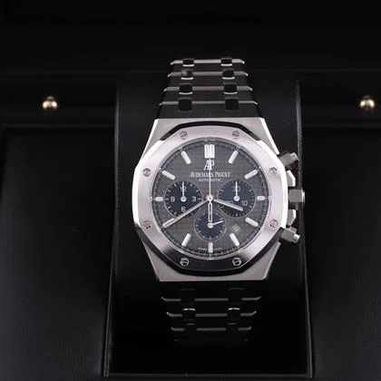 Audemars Piguet Royal Oak Chronograph 41mm Titanium/Platinum Gray/Blue 500 Pieces 26331IP