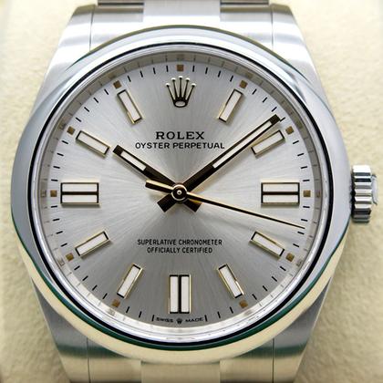 Rolex Oyster Perpetual 41 134300 Oyster Perpetual 41 with Silver Dial (New Model) - Image 7