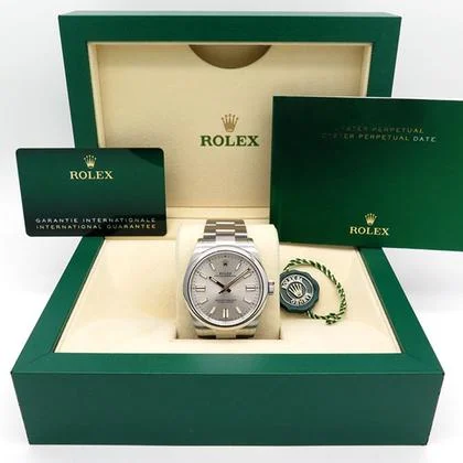 Rolex Oyster Perpetual 41 134300 Oyster Perpetual 41 with Silver Dial (New Model) - Image 8