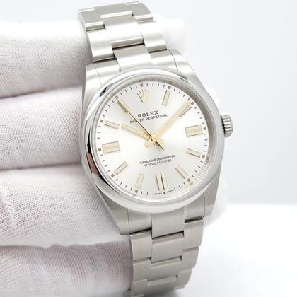 Rolex Oyster Perpetual 41 134300 Oyster Perpetual 41 with Silver Dial (New Model)