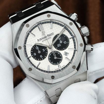 Audemars Piguet Royal Oak Chronograph AP White Panda Dial 26331ST 2020 Complete Set 2020 - Image 3