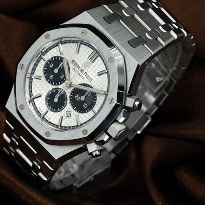 Audemars Piguet Royal Oak Chronograph AP White Panda Dial 26331ST 2020 Complete Set 2020 - Image 14