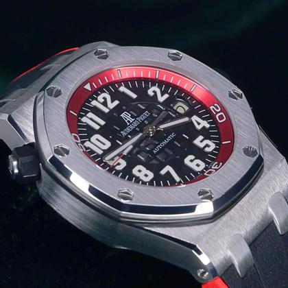 Audemars Piguet Royal Oak Offshore Diver MINT SET Royal Oak Offshore Diver "Scuba Boutique Red" Black Steel 15701ST.OO.D002CA.03 - Image 9
