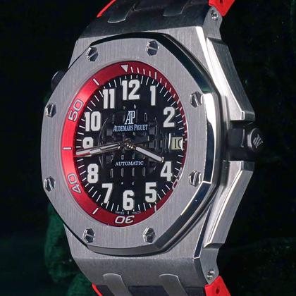 Audemars Piguet Royal Oak Offshore Diver MINT SET Royal Oak Offshore Diver "Scuba Boutique Red" Black Steel 15701ST.OO.D002CA.03 - Image 11