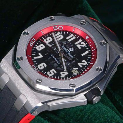 Audemars Piguet Royal Oak Offshore Diver MINT SET Royal Oak Offshore Diver "Scuba Boutique Red" Black Steel 15701ST.OO.D002CA.03 - Image 8