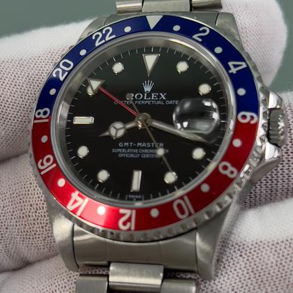 Rolex GMT-Master 16700 40mm Pepsi Red and Blue Stainless Steel - Image 3