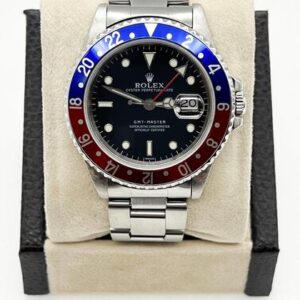 Rolex GMT-Master 16700 40mm Pepsi Red and Blue Stainless Steel