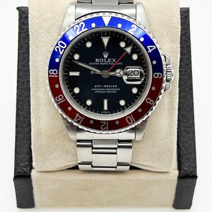 Rolex GMT-Master 16700 40mm Pepsi Red and Blue Stainless Steel