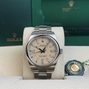 Rolex Oyster Perpetual 41 Stainless Dial (2025) 2025 Unworn 134300 Oyster Perpectual 41 OP41 Beige Oyster