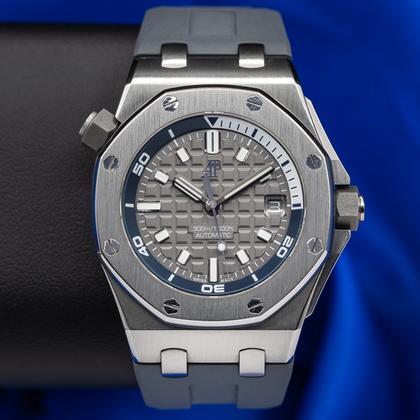 Audemars Piguet Royal Oak Offshore Diver 2024 Royal Oak Offshore Diver-Grey Dial with Quick Change Strap System includes 2 straps - Image 13