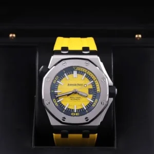 Audemars Piguet Royal Oak Offshore Diver Yellow Rubber 42mm Box/Papers 15710ST