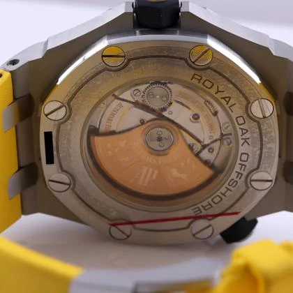 Audemars Piguet Royal Oak Offshore Diver Yellow Rubber 42mm Box/Papers 15710ST - Image 4