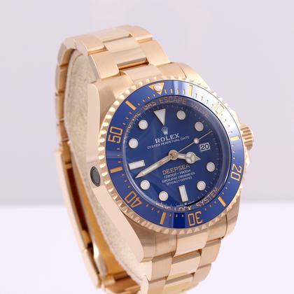 Rolex Sea-Dweller Deepsea 2025 Yellow Gold 44mm Blue 136668LB - Image 8