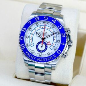 Rolex Yacht-Master II 116680 “MERCEDES” White Dial Mercedes Hands Stainless Steel 44mm
