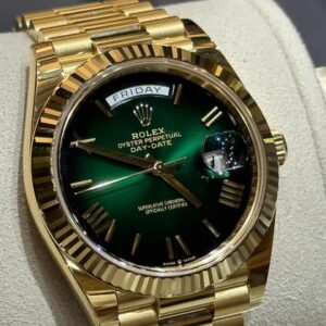 Rolex Day-Date 40 Green Dial Ombrè
