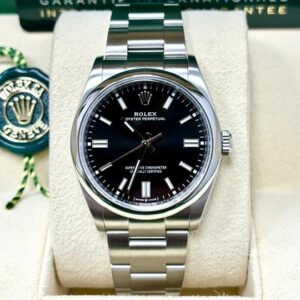 Rolex Oyster Perpetual 36 126000 36mm Black Dial with Box + Papers