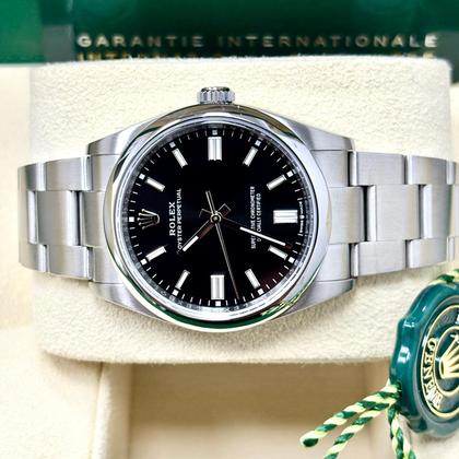 Rolex Oyster Perpetual 36 126000 36mm Black Dial with Box + Papers - Image 9