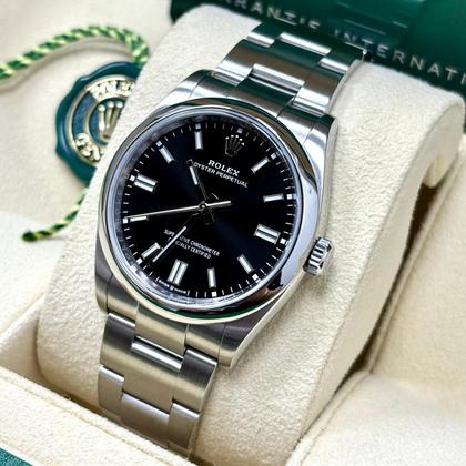 Rolex Oyster Perpetual 36 126000 36mm Black Dial with Box + Papers - Image 12