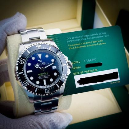 Rolex Sea-Dweller Deepsea New Unworn Deepsea “James Cameron” 44mm Blue Dial Complete Set - Image 11