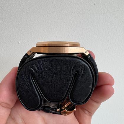 Audemars Piguet Royal Oak Dual Time Full set (incl. travel case) mint condition. - Image 13