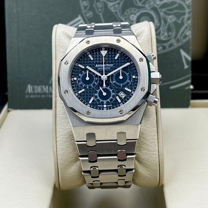 Audemars Piguet Royal Oak Chronograph Blue Dial - Image 3