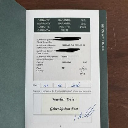 Audemars Piguet Royal Oak Dual Time Full set (incl. travel case) mint condition. - Image 8