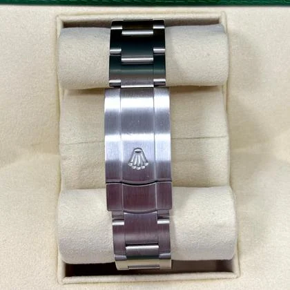 Rolex Oyster Perpetual 39 Grey Rhodium Dial 114300 + Box - Image 7