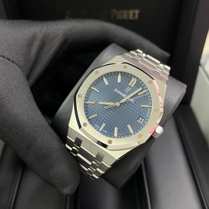 Audemars Piguet Royal Oak Selfwinding 41mm Stainless Steel Blue Dial - Image 2
