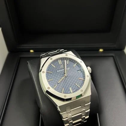 Audemars Piguet Royal Oak Selfwinding 41mm Stainless Steel Blue Dial - Image 6