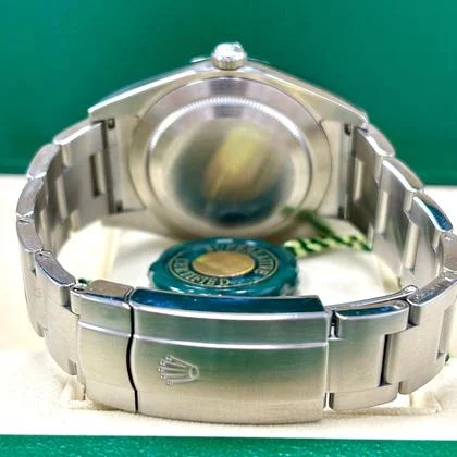 Rolex Oyster Perpetual 39 Grey Rhodium Dial 114300 + Box - Image 3