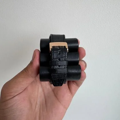 Audemars Piguet Royal Oak Dual Time Full set (incl. travel case) mint condition. - Image 11