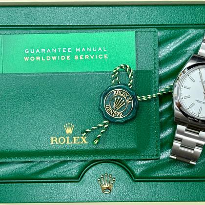 Rolex Oyster Perpetual 39 114300 White Dial + Box - Image 2