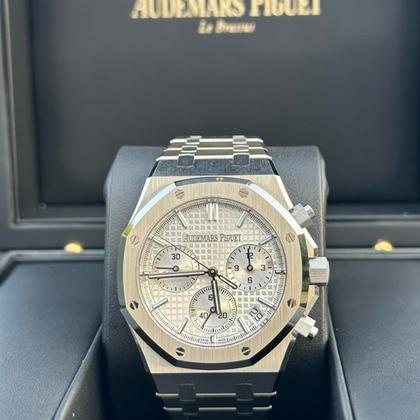 Audemars Piguet Royal Oak Chronograph Unworn 2023 26240st Royal Oak Selfwinding Chronograph 41mm White Dial