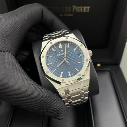 Audemars Piguet Royal Oak Selfwinding 41mm Stainless Steel Blue Dial - Image 3