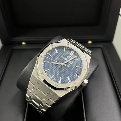 Audemars Piguet Royal Oak Selfwinding 41mm Stainless Steel Blue Dial - Image 5